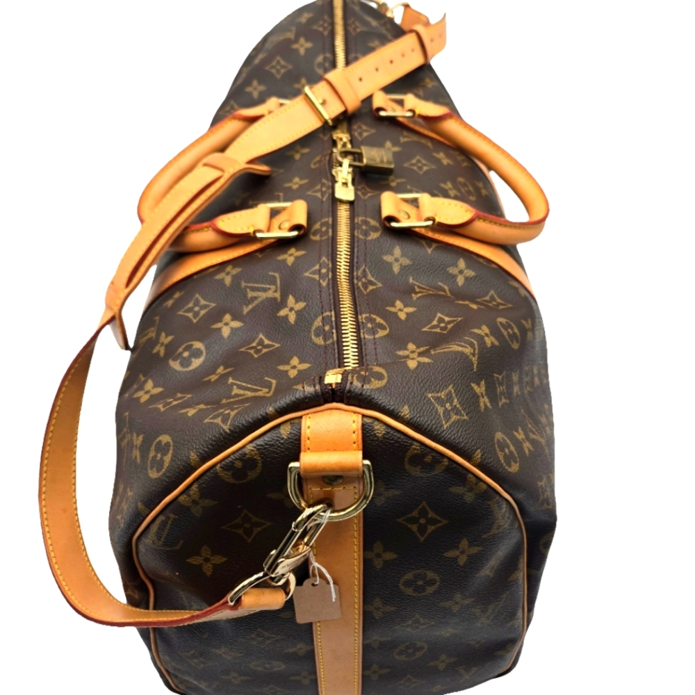 COA INCLUDED - Louis Vuitton Boston Bag/50 Monogram Keepall Bandouliere M41416 - Picture 3 of 17